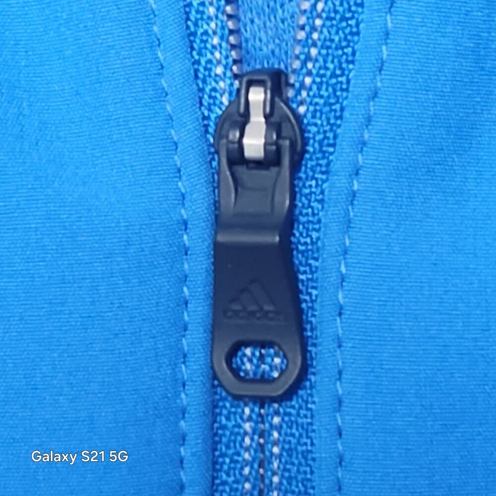 ADIDAS 1/4 Zip Long Sleeve Soft Jacket Blast-Blue Men's M ADI CLBPRFQZLYR - Picture 5 of 11